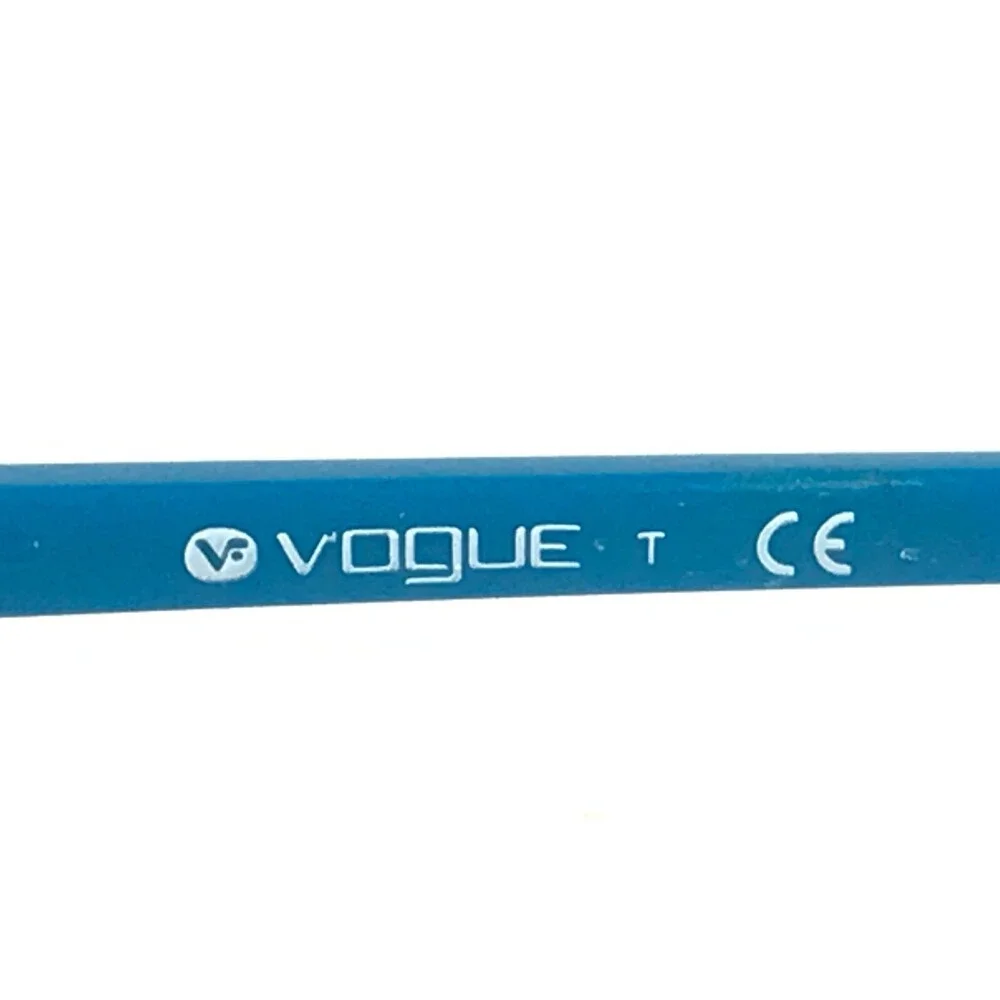 Vogue Eyeglasses Frames VO5037 2393 Clear Brown Blue Round Cat Eye 51-17-140
